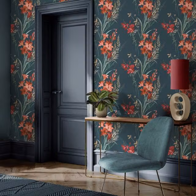 Belgravia Decor Thalia Teal Turquoise Green Petrol