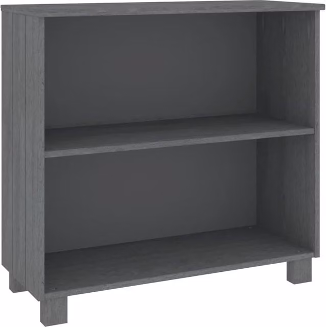 Berkfield Home Hamar Sideboard in Dark Grey Solid Pine, W/D/H: 85 x 35 x 80 cm – 1