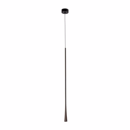 Faro Barcelona Diana 80 Integrated LED Suspended Pendant Ceiling Light in Dark Brown with Warm White 2700K Light
