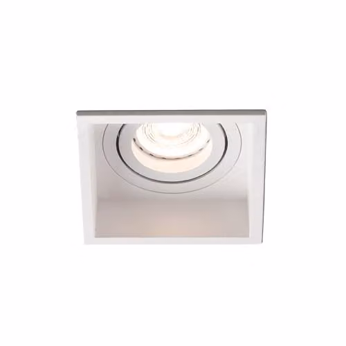 Faro Barcelona Oriental White Square Adjustable Recessed Downlight GU10