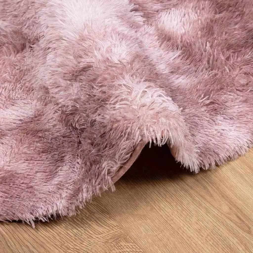 Berkfield Home NAVARRA Shaggy High Pile Rug, Dusty Pink, W: 300 cm, D: 200 cm – 2