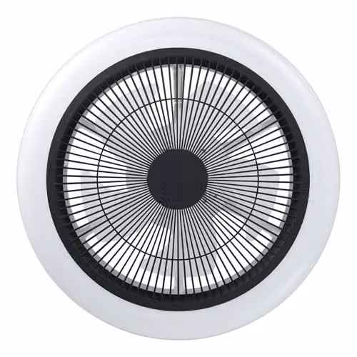 Eglo Sayulita Integrated LED Ceiling Fan in White and Black – 3