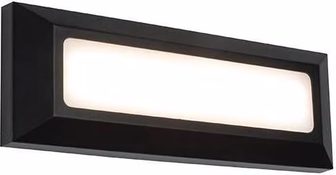 Netlighting Severus Integrated LED Outdoor Wall Light, Black, Warm White, IP65, W/D/H: 8.0 x 8.0 x 23.0 cm – 2