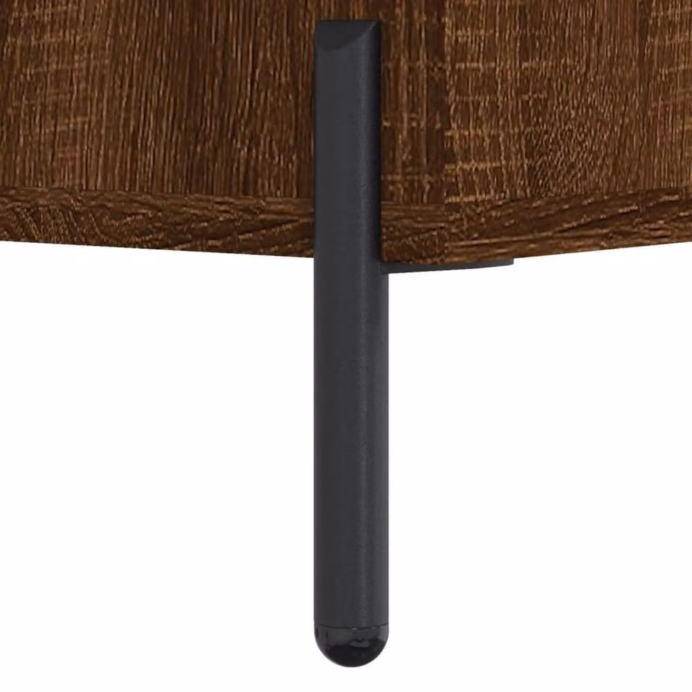 Berkfield Home Brown Oak Coffee Table, W/D/H: 50 x 50 x 40 cm – 5