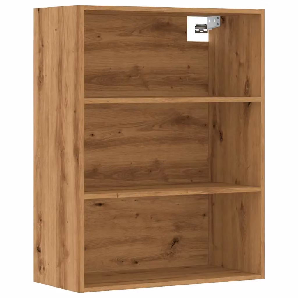 Berkfield Home Artisan Oak Hanging Wall Cabinet in Brown, W/D/H: 69.5 x 32.5 x 90 cm – 2