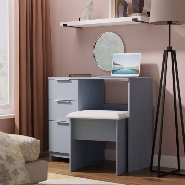 2 U Dover 3 Drawer Vanity in Light Blue