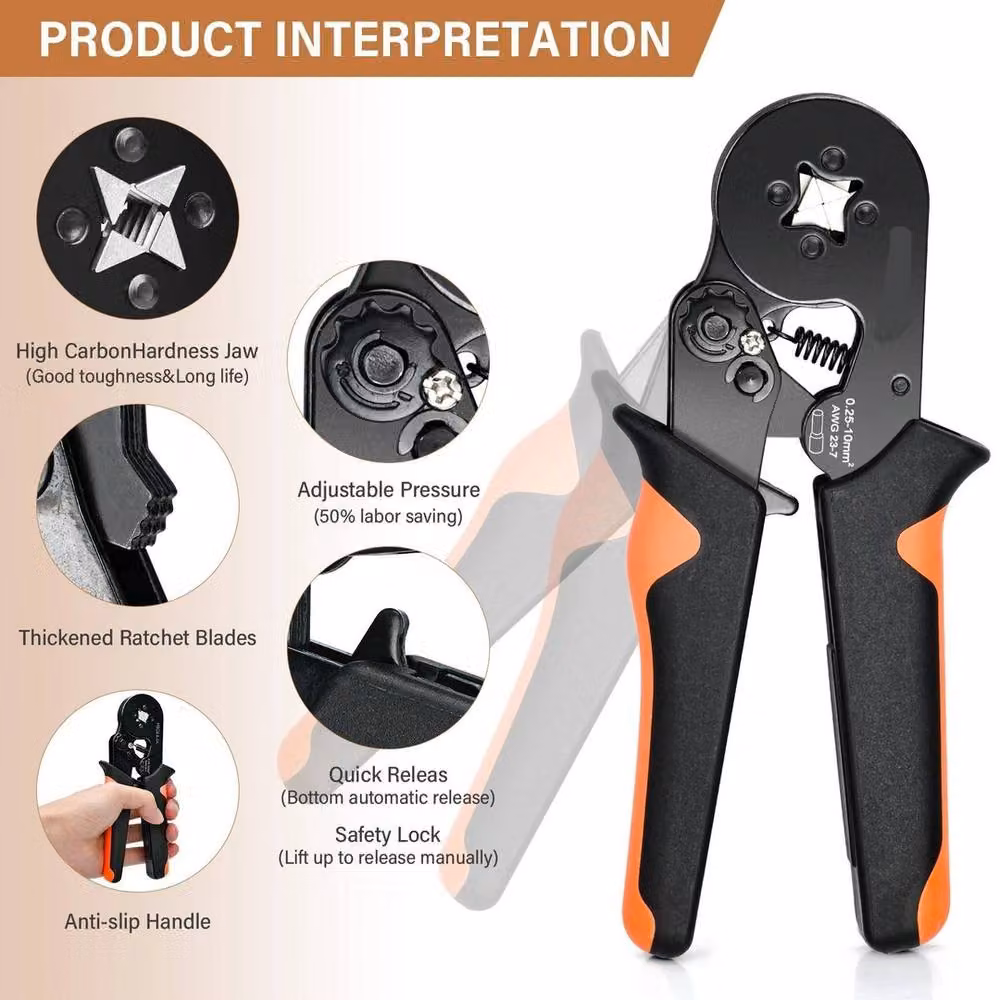 Havendro 1200pcs Cable Wire Terminals and Crimper Plier Crimping Kit in Multicolour Steel – 3