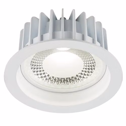 Netlighting COB LED Recessed Commercial Downlight 4000K 230V 10W in White