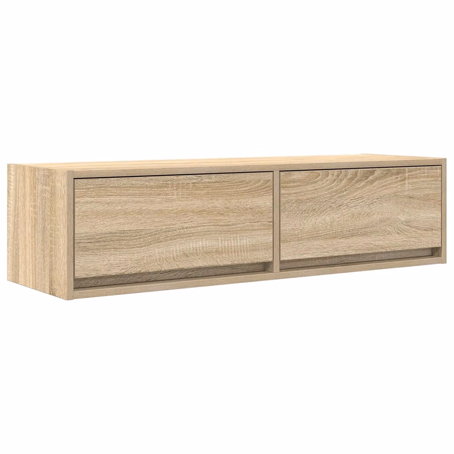 Berkfield Home Modern TV Cabinet in Sonoma Oak Brown, W: 100 cm, D: 31 cm, H: 25.5 cm – 2