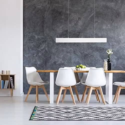 Netlighting Thin LED Linear Pendant Light, White, 22.9W, 3000K, 751lm – 2