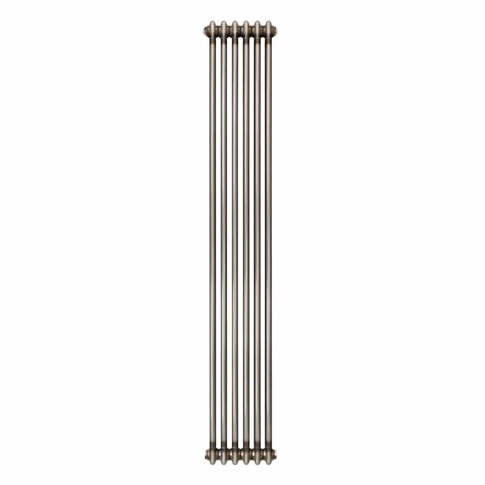 Monstershop Traditional 2 Column Steel Radiator in Silver, H: 180 cm, W: 29 cm – 2