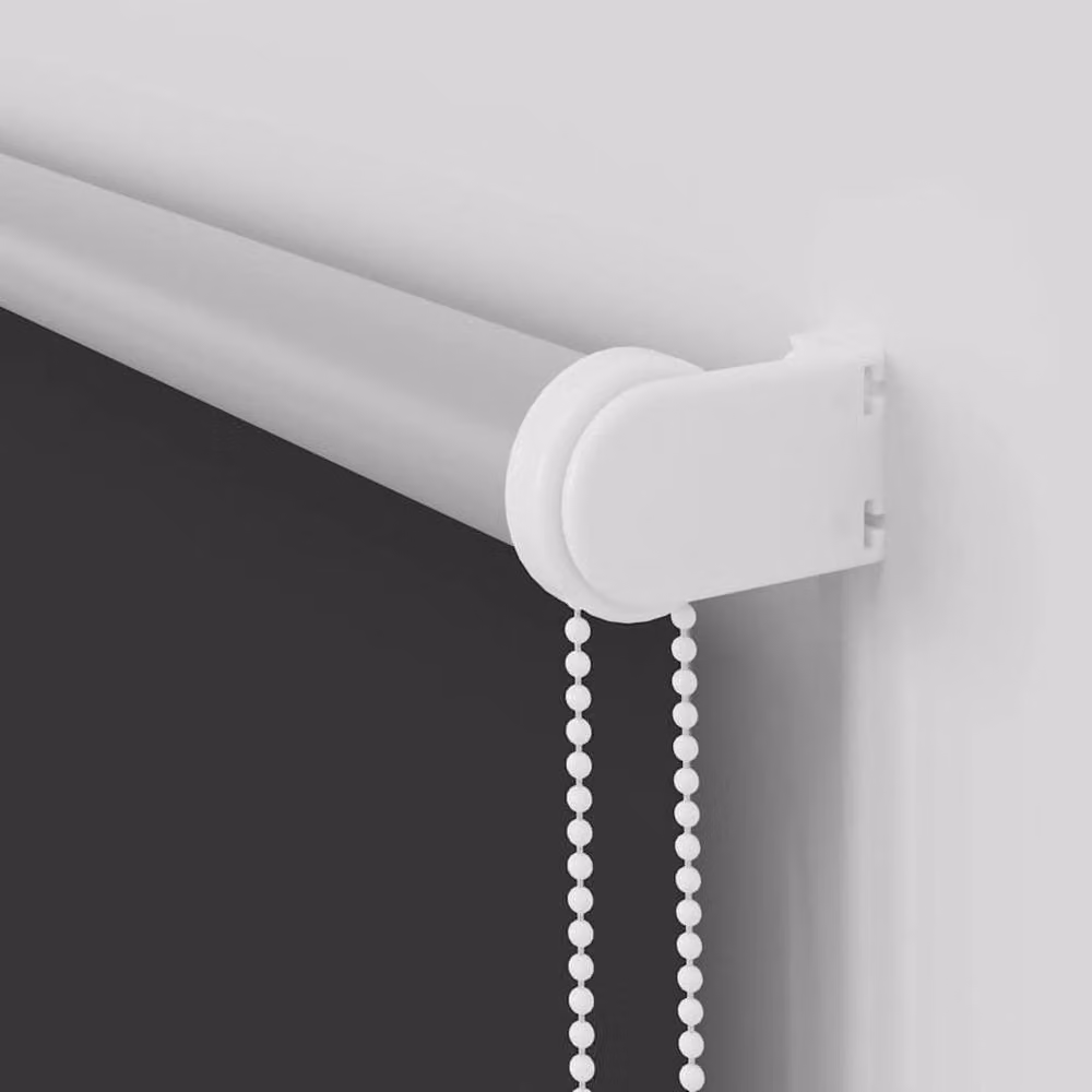 Berkfield Home Blackout Roller Blind, Black, W: 125 cm, H: 130 cm – 6