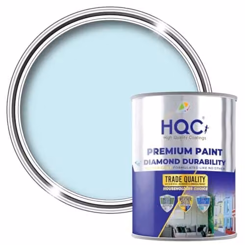 HQC Quick-Drying Blue Barn Paint for Outdoor Wood Furniture and Garden Fences, 5 Litre – 1