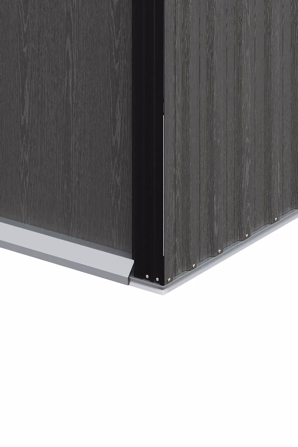 Living and Home Grey Metal Garden Storage Shed with Pent Roof and Single Door, H 190 cm x W 121.92 cm x D 121.92 cm – 4