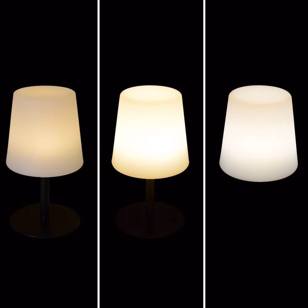 Sweek Black LED Indoor and Outdoor Rechargeable Table Lamp, 16 cm – 4