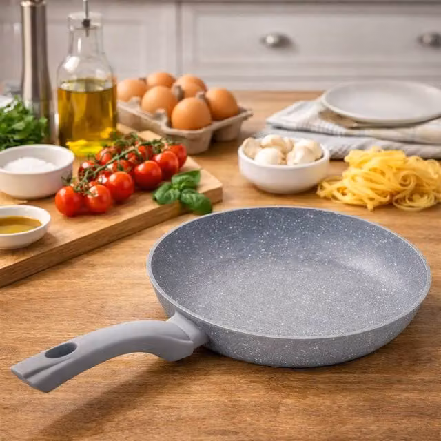 Dragodirect Grey Non-Stick Stone Coated Ceramic Frying Pan, 20 cm – 1
