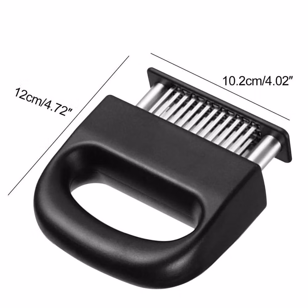 PAWNORA 48-Blade Stainless Steel Meat Tenderizer in Black – 2
