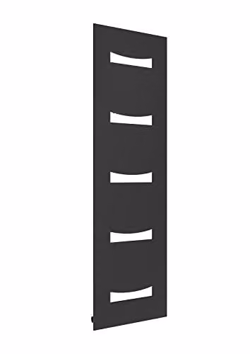 Reina Ancora Steel Towel Rail, Anthracite H: 180 cm, W: 49 cm