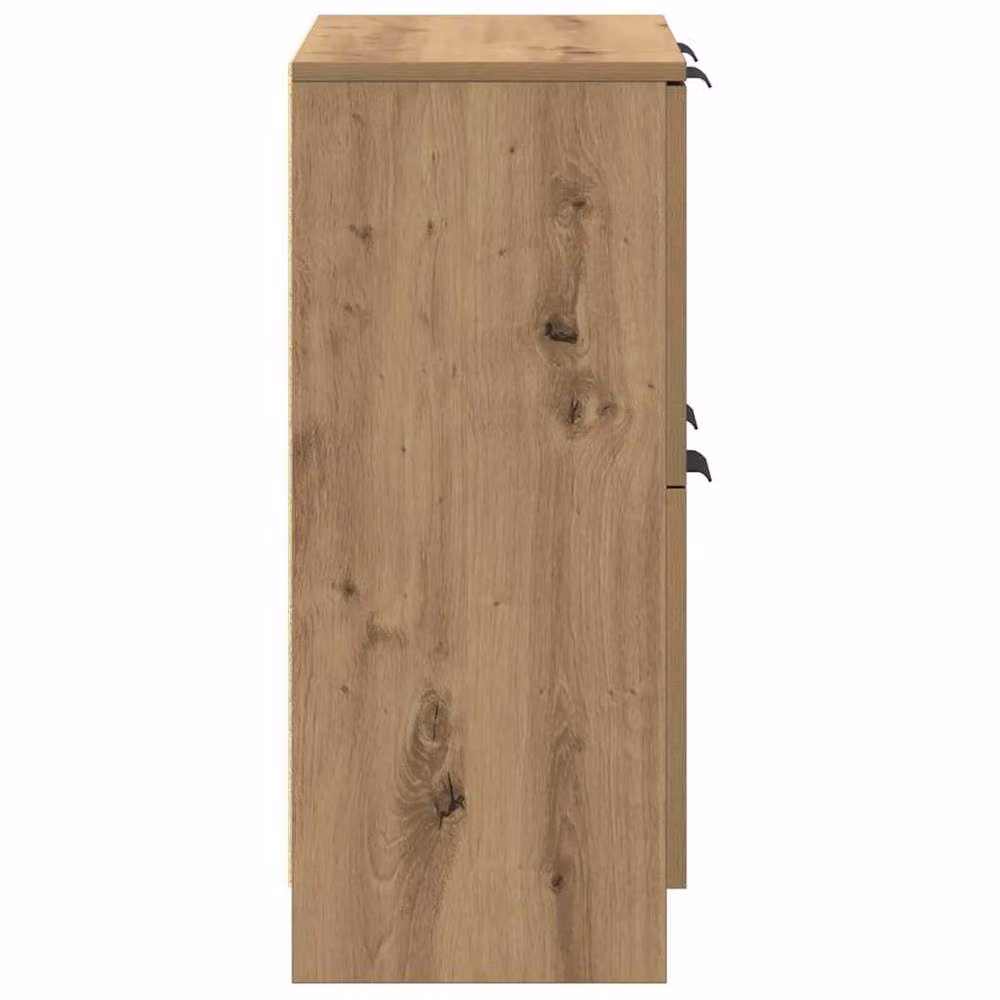 Berkfield Home Artisan Oak Sideboard in Brown, W/D/H: 60 x 30 x 70 cm – 3