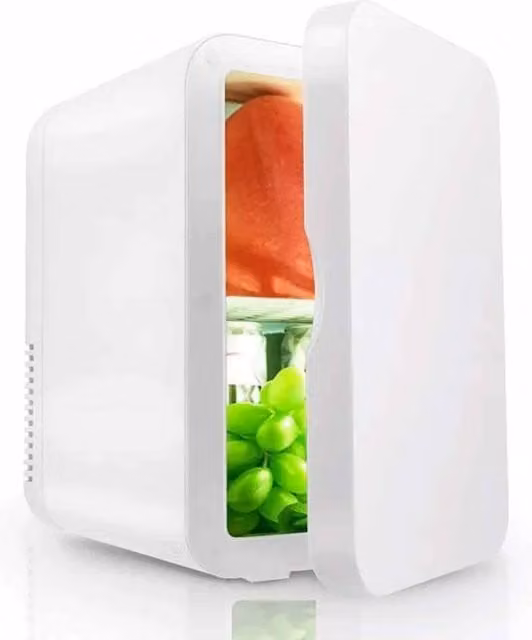 FLAVORA 8L Portable Mini Cooler Fridge in White – 1