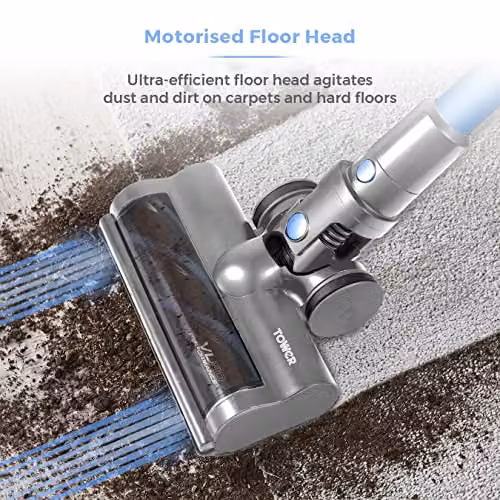 Tower VL20 3-in-1 Performance Corded Bagless Vacuum Cleaner with HEPA H13 Filter, 400W, Blue – 3