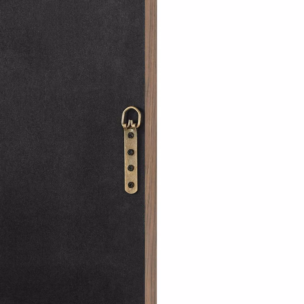 FurnitureboxUK Inga Walnut Wood Full Length Rectangular Hanging Mirror, Brown, H 170 cm x W 50 cm – 2