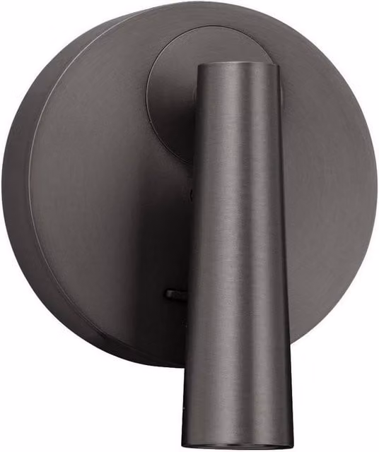 Netlighting Tico LED Reading Wall Light in Black Nickel with Warm White Light