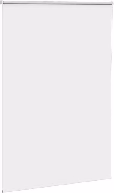 Berkfield Home White Blackout Roller Blind, Polyester, W: 110 cm, H: 150 cm