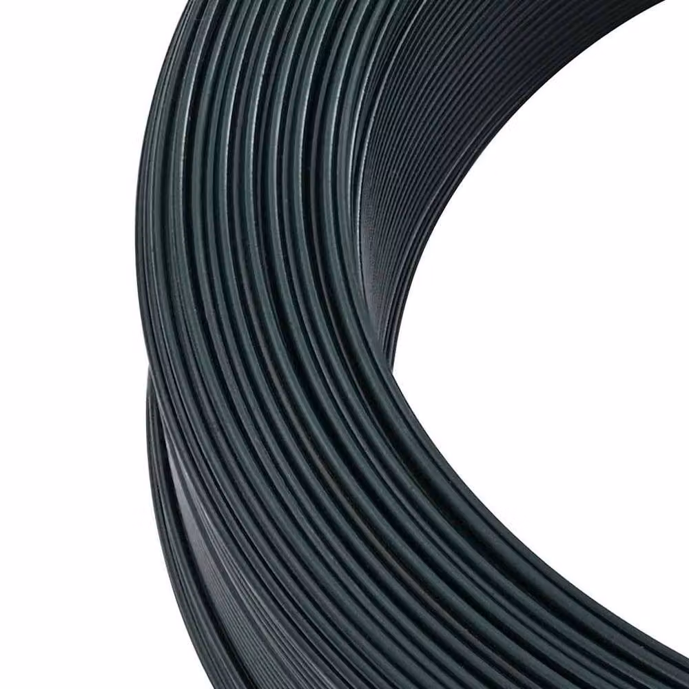 Berkfield Home Plastic Coated Steel Fence Binding Wire, Blackish Green, 250 m, 0.9/1.4 mm – 5