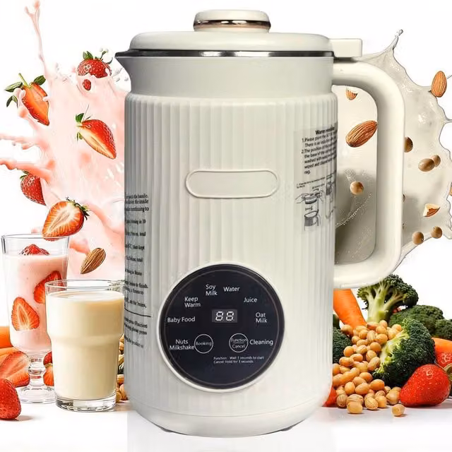 SPETLEK 8 in 1 Nut Milk and Soy Milk Maker in Beige