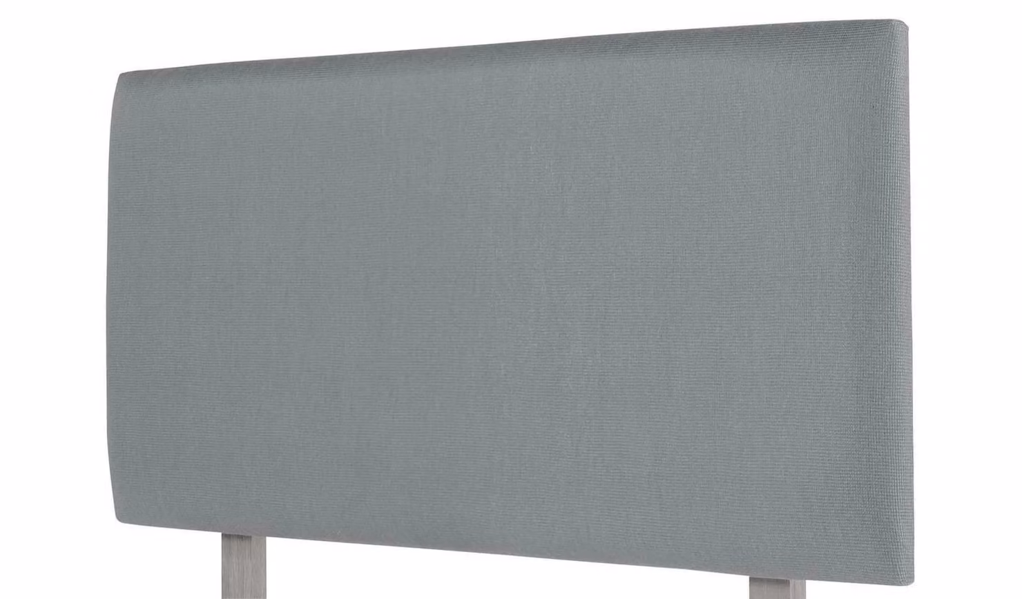 Cheap Furniture Warehouse Devon Modern Upholstered Single Bed in Grey Fabric, W/D/H: 90 x 200 cm