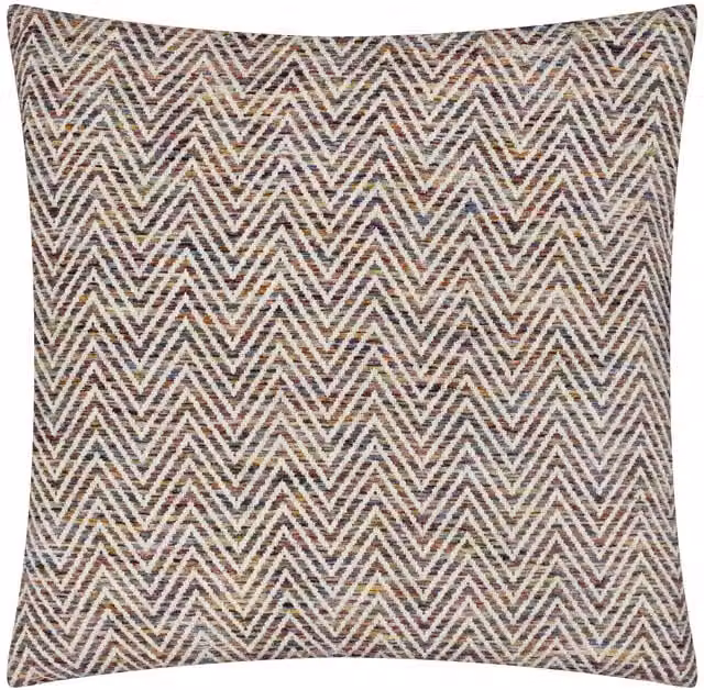Make it a Home Purple and Multicolour Square Polyester Velvet Cushion
