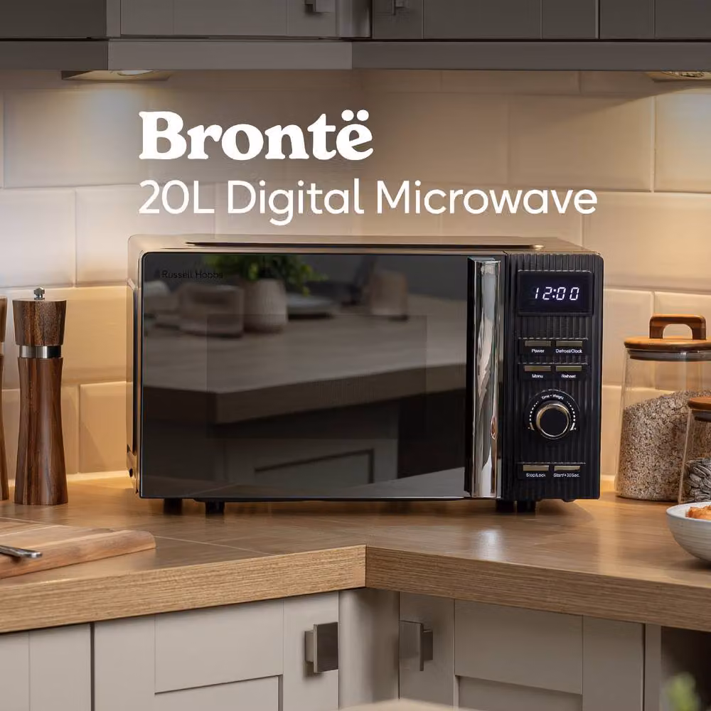 Russell Hobbs Bronte 20 Litre Black Digital Solo Microwave RHMD834B – 2