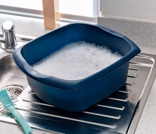 Addis Washing Up Bowl, Blue, W/D/H: 38 x 32 x 14 cm – 4