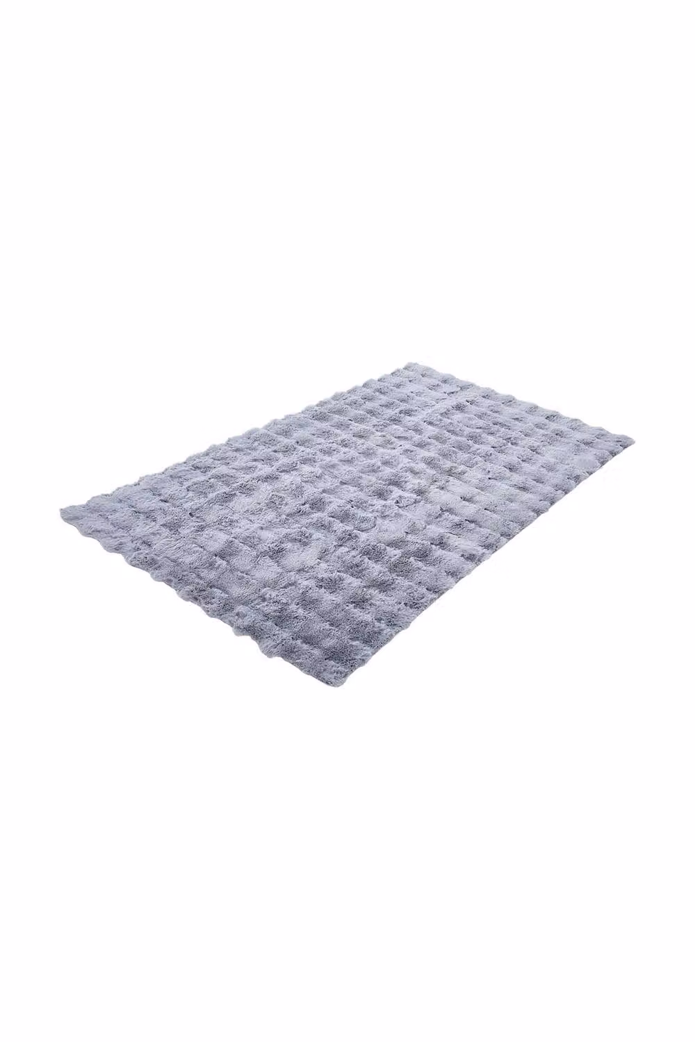 Garden Sanctuary Grey Knitted Faux Fur Sofa Throw – 2