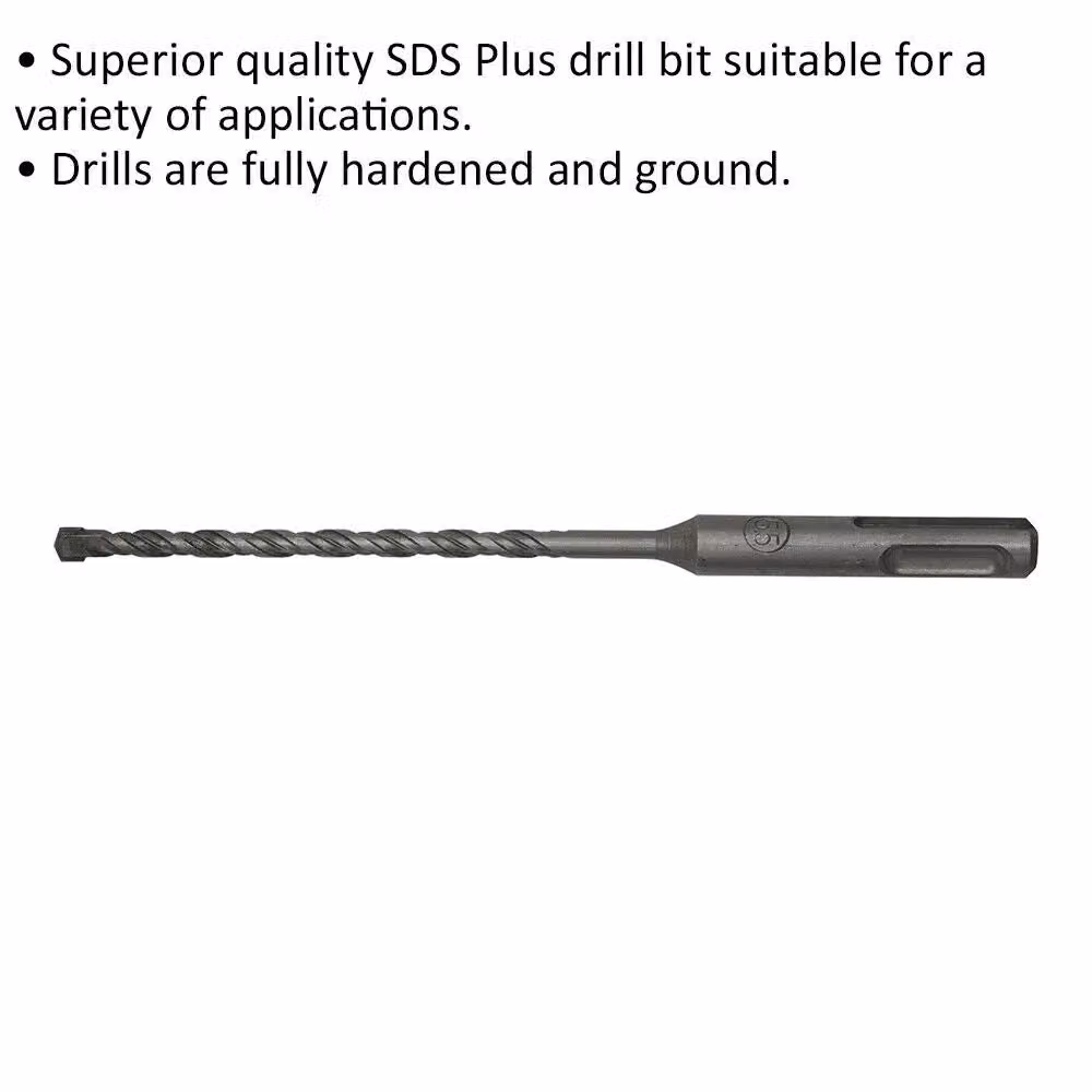 Loops SDS Plus Drill Bit, Grey and Multicolour, Diameter: 5.5 mm, Length: 160 mm – 2