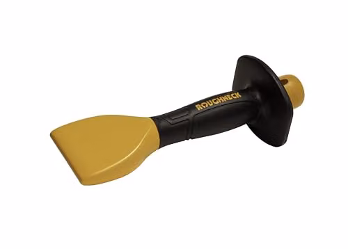 Roughneck Pro Lead Chasing Wedge Roofing Tool in Black and Yellow, 65mm – 1
