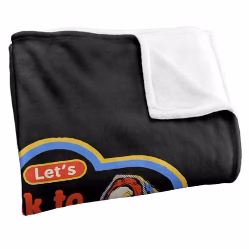Steven Rhodes Let's Talk To Ghosts Super Soft Fleece Throw Blanket, Multicolour, W/D/H: 91 x 147 cm – 6