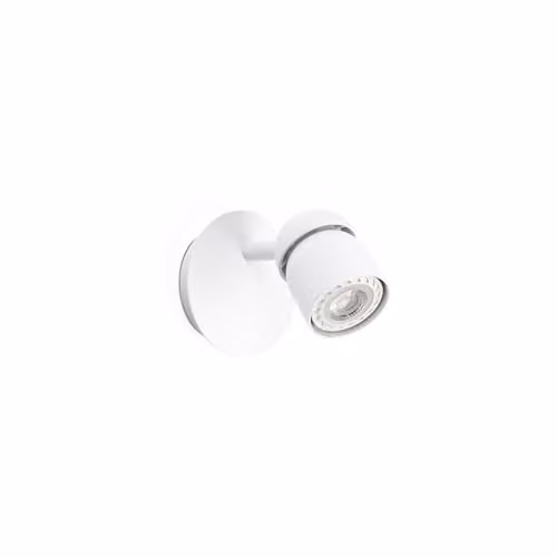 Netlighting Coco White Adjustable Metal Wall Spotlight with 1x GU10 LED