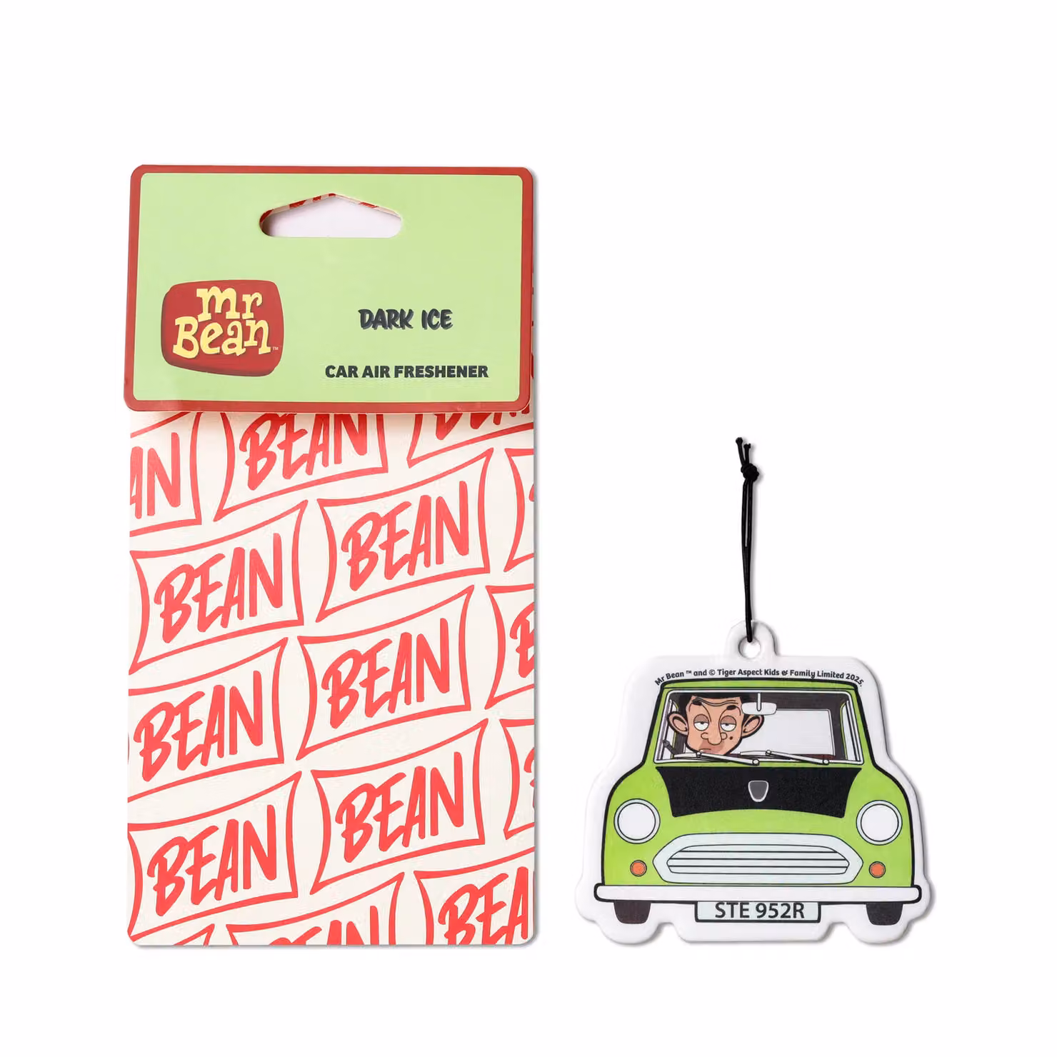 Mr Bean Dark Ice Hanging Car Air Freshener in Green – 2