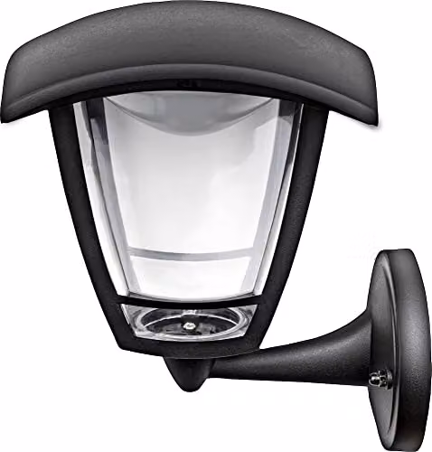 Luceco LED Classic Post Lantern in Black Plastic, IP44 Rated, 8 W – 2