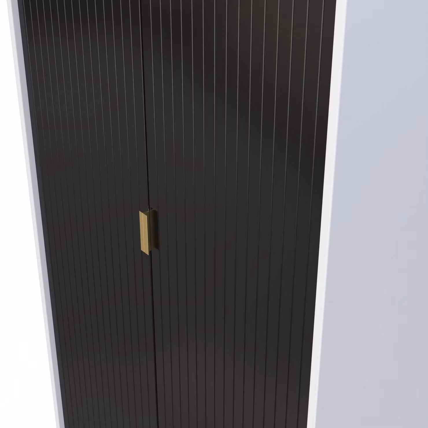 Ready Assembled 2 U Bexley 2 Door Wardrobe in True Black – 3