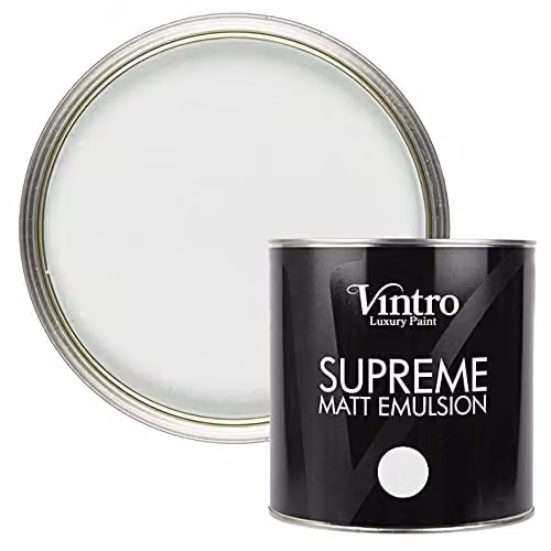 Vintro Luxury Matt Emulsion Multi Surface Paint in Honeydew Green, 1 Litre – 2