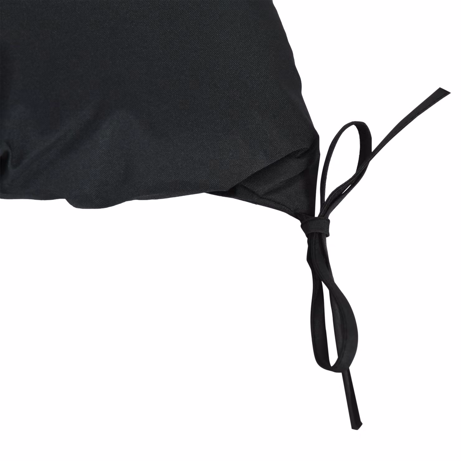 Outsunny 2 Seater Garden Bench Cushion with Back and Ties, Black, W: 98 cm, H: 100 cm – 9