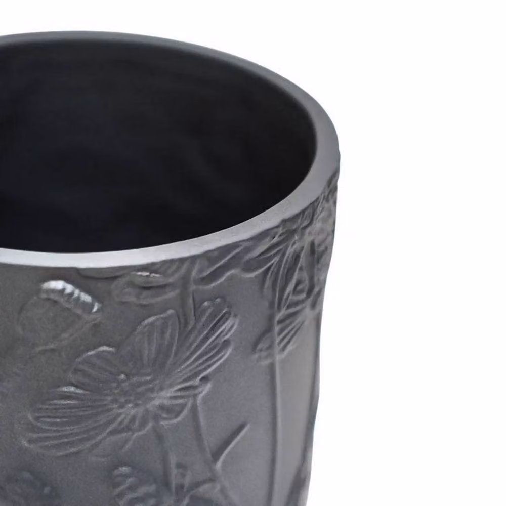 Lemon Pavilion Kew Stoneware Meadow Planter in Grey, W/D/H: 20.5 x 20.5 x 20.5 cm – 2