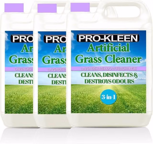 ProKleen Artificial Grass Cleaner and Disinfectant, Lavender Fragrance, 3 x 5L
