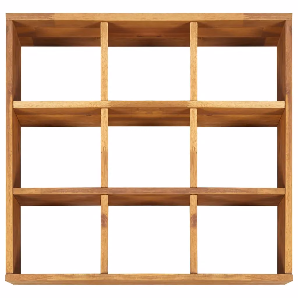 Berkfield Home Solid Acacia Wood Herb Garden Raised Bed in Beige, W/D/H: 60 x 60 x 15 cm – 3