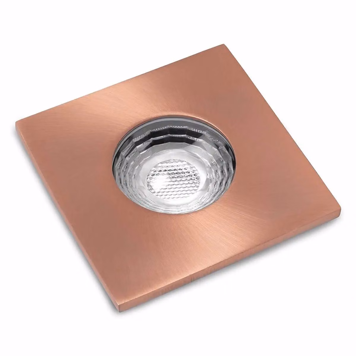 SE Home 10 Pack of Rose Gold Square Recessed GU10 Fire Rated Downlights with IP65 Rating – 2
