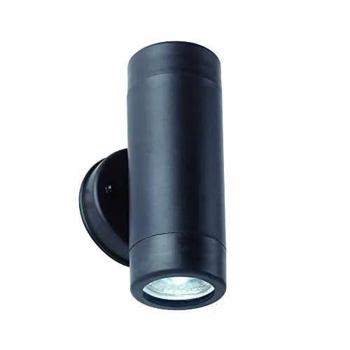 Netlighting Icarus Black IP44 Outdoor LED Up and Down Wall Light