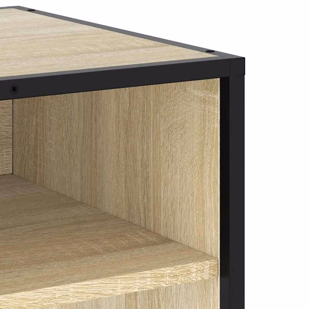 Berkfield Home TV Cabinet in Sonoma Oak Light Brown, W: 180.5 cm, D: 40 cm, H: 46 cm – 4
